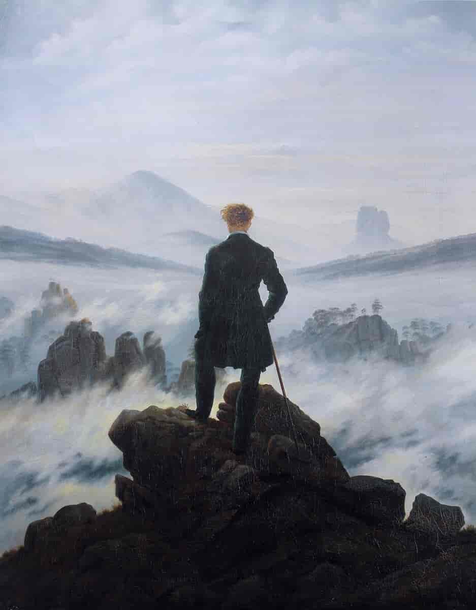 Vandreren over Tågehavet, 1817