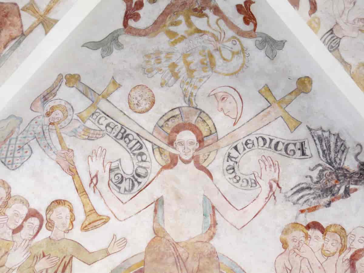 Kalkmaleri i Kyndby Kirke