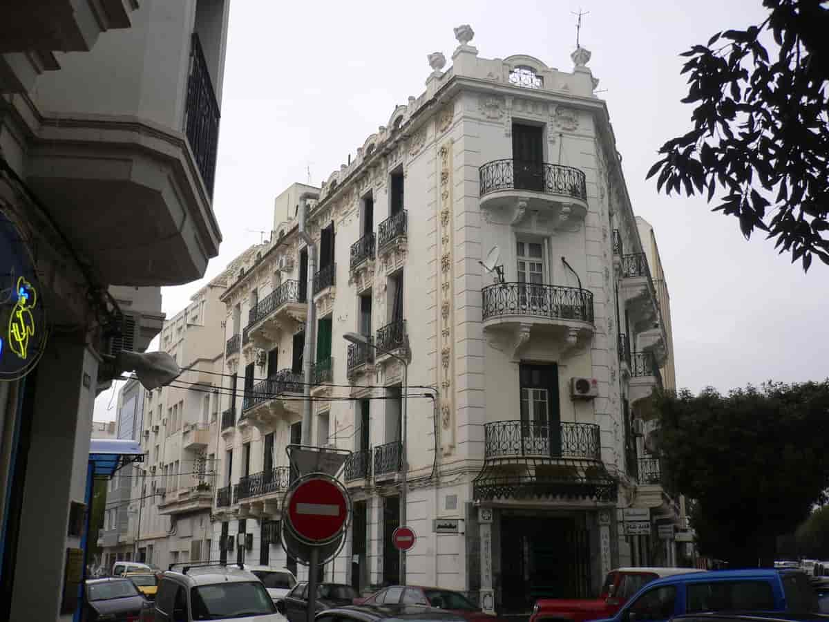 Kvarter i Tunis fra tiden med fransk protektorat