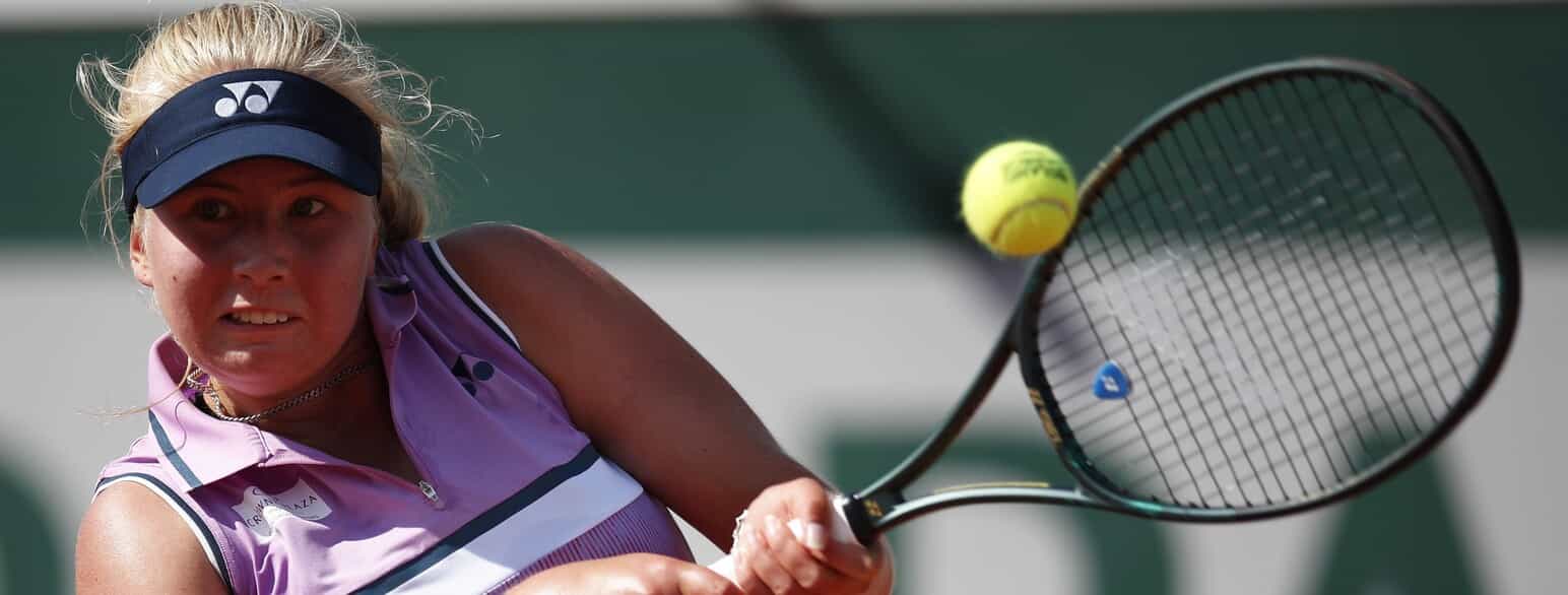Clara Tauson under French Open i 2021