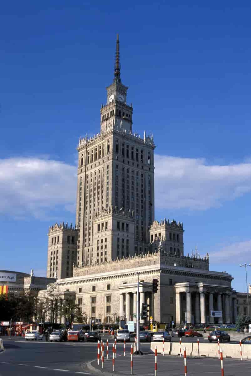 Kulturpaladset i Warszawa.