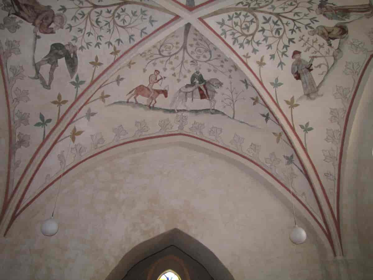 Kalkmalerier i Højby Kirke