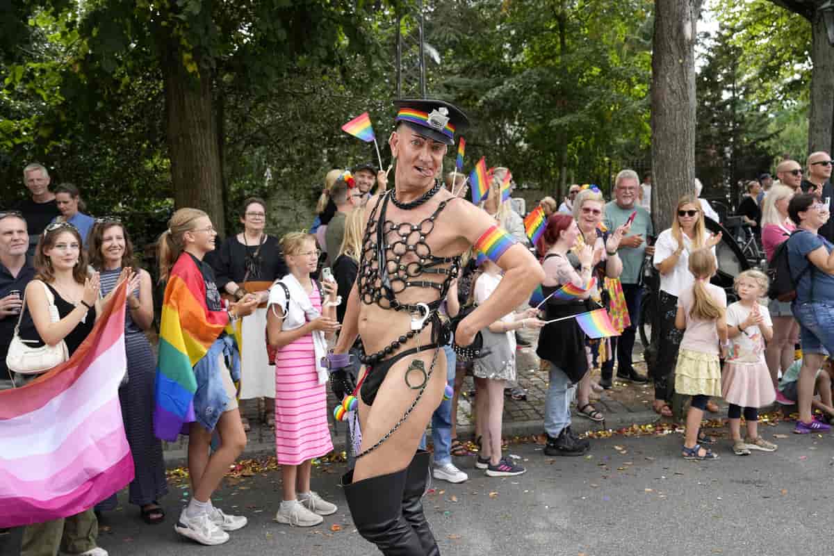 Fra prideparaden i København d. 20. august 2022