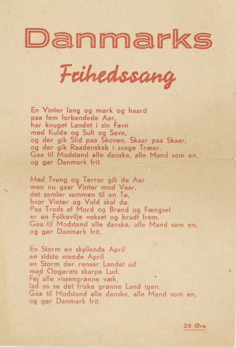 Danmarks Frihedssang (1945)