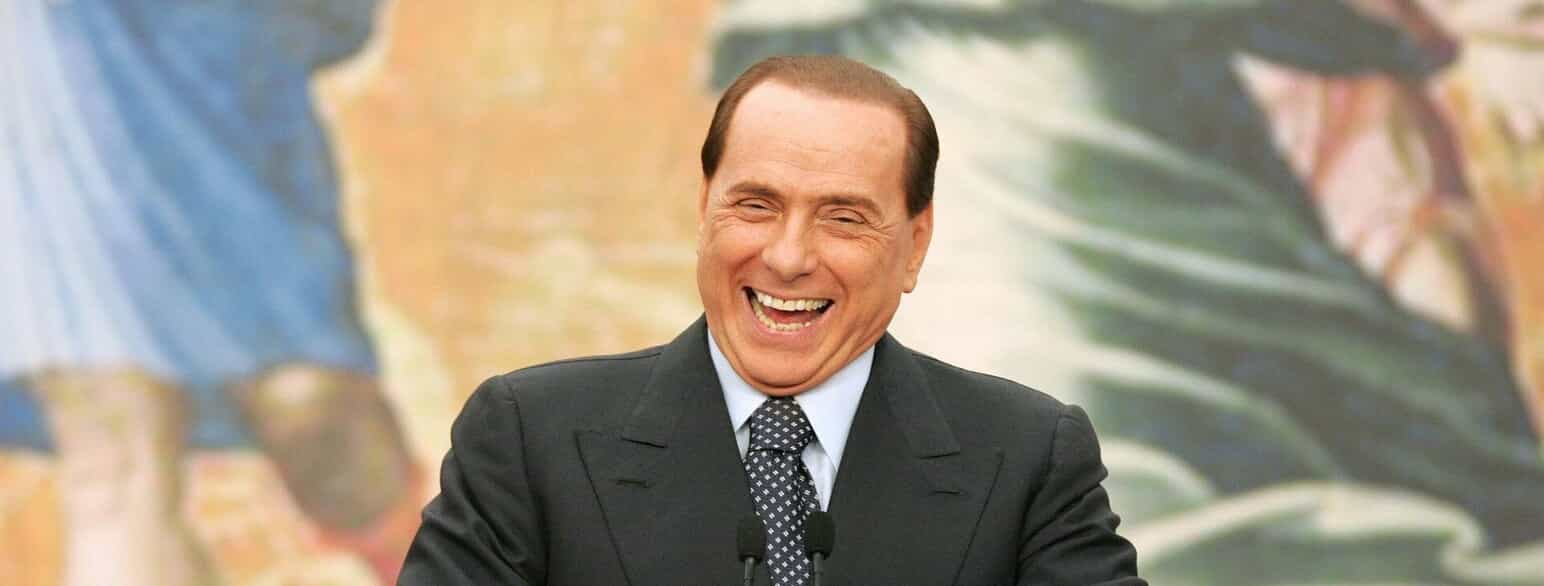 Silvio Berlusconi fotograferet under en pressekonference i 2009.
