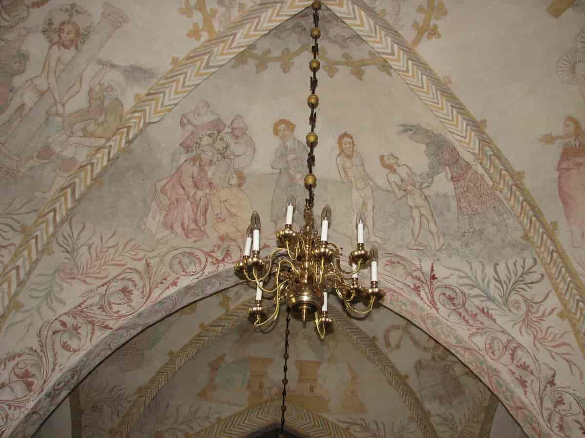 Kalkmalerier i Viskinge Kirke