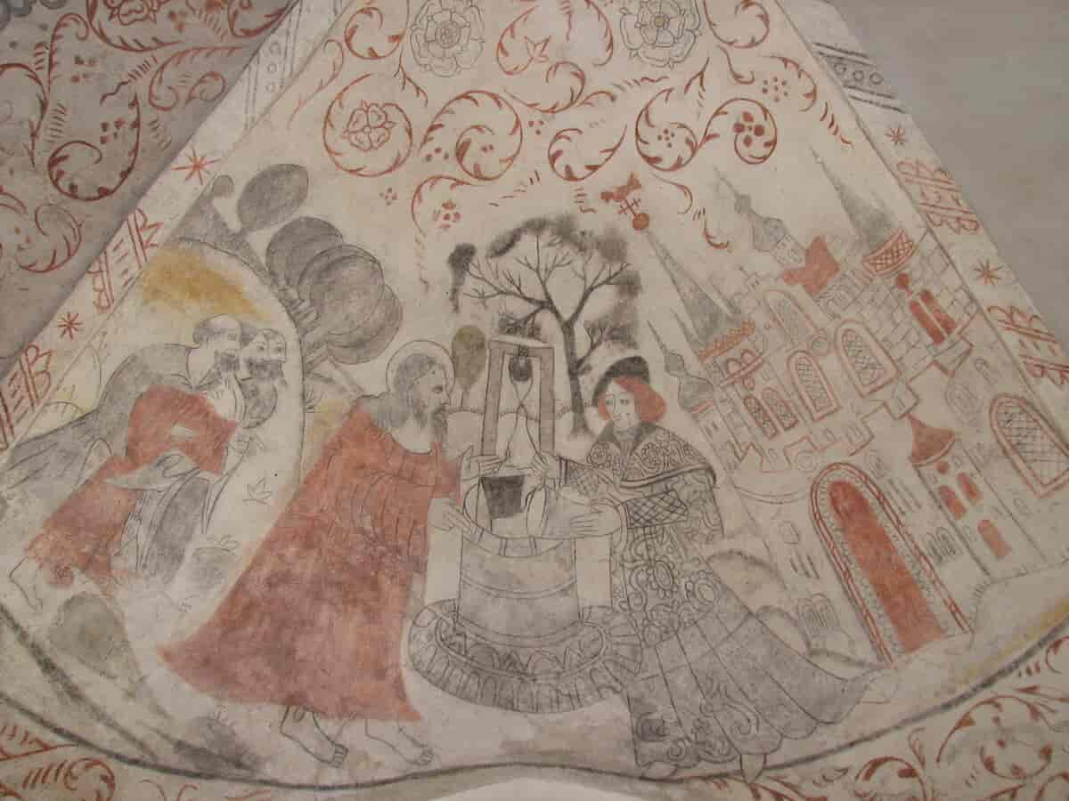 Kalkmalerier i Hørve Kirke