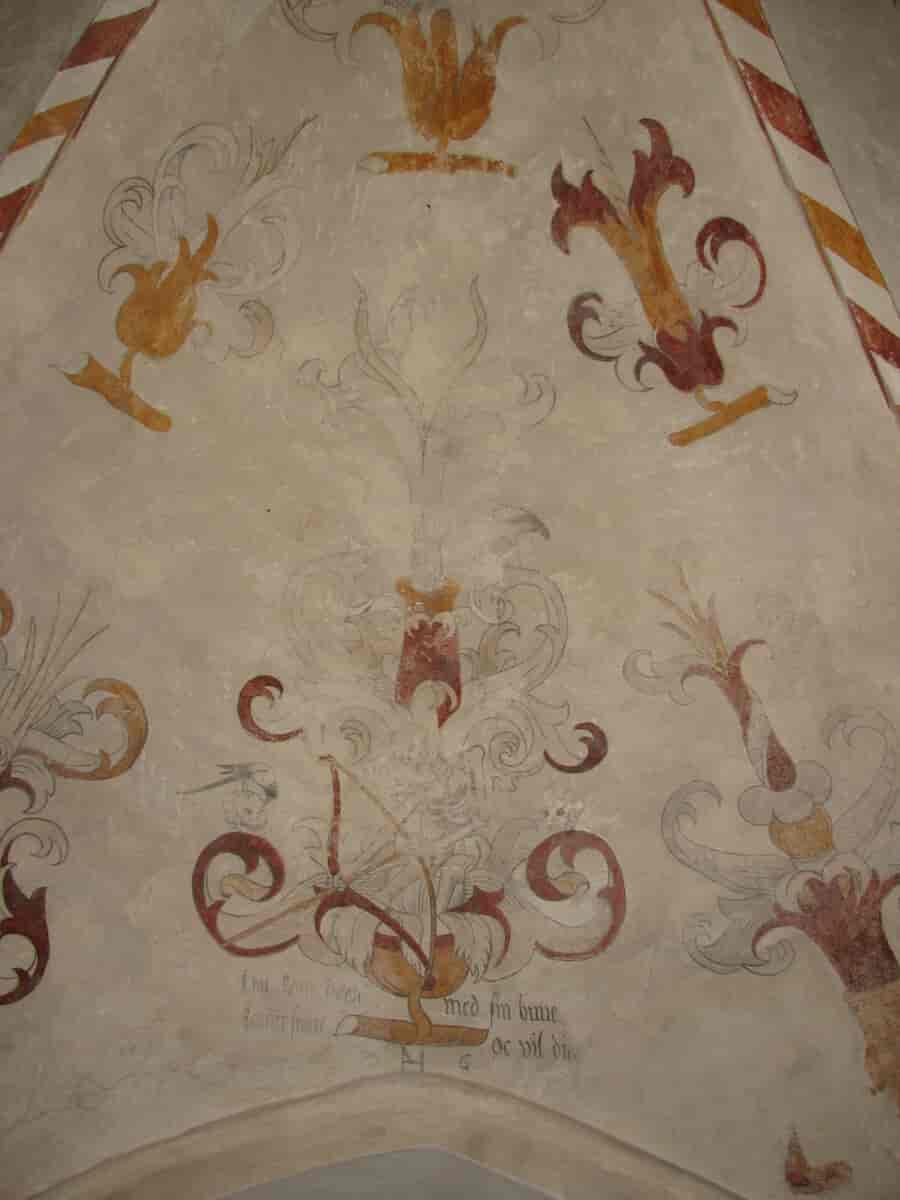 Kalkmalerier i Odden Kirke