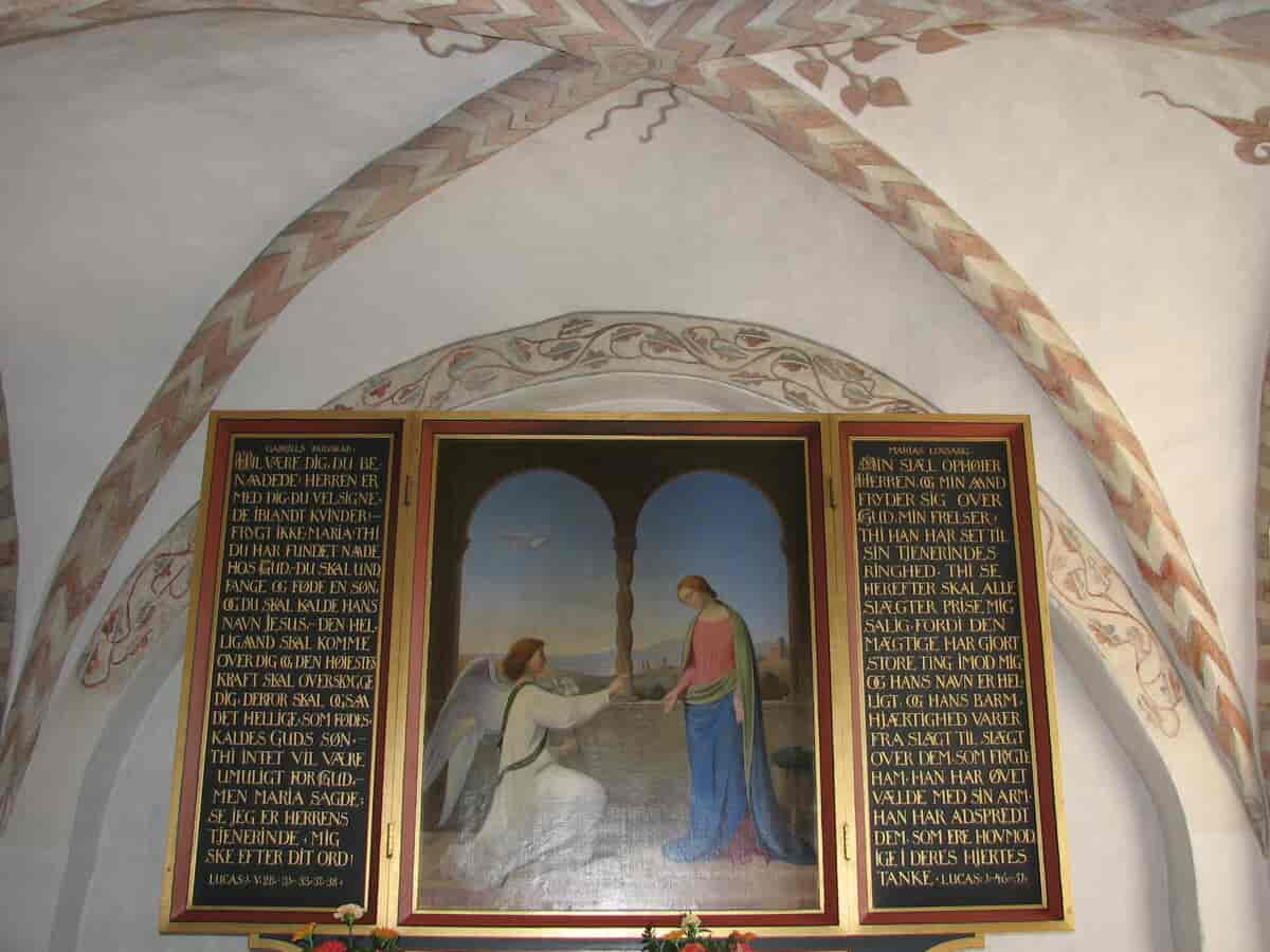 Kalkmalerier i Esbønderup Kirke