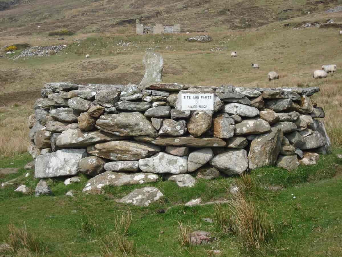 Messesten fra Achill Island