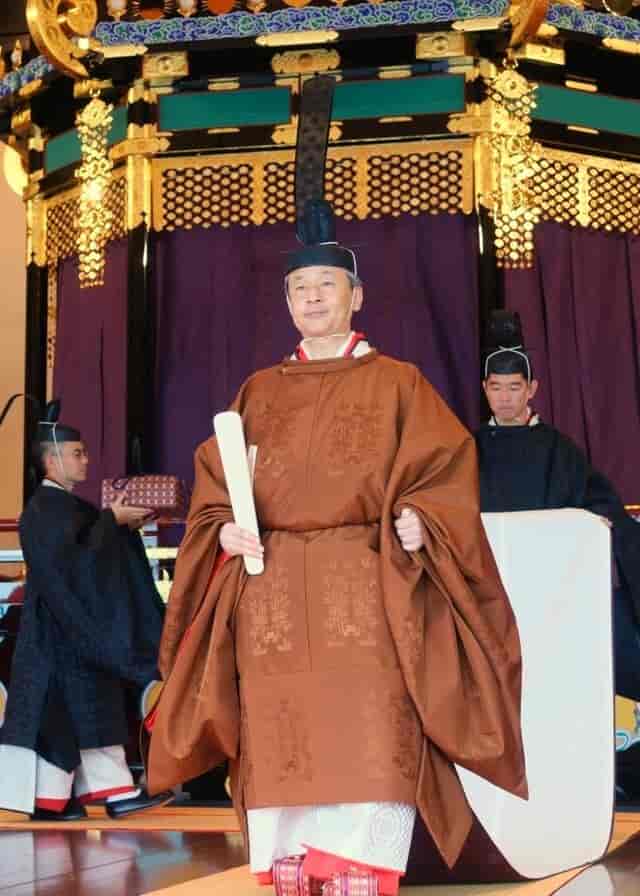 Kejser Naruhito ved tronbestigelsen 1. maj 2019