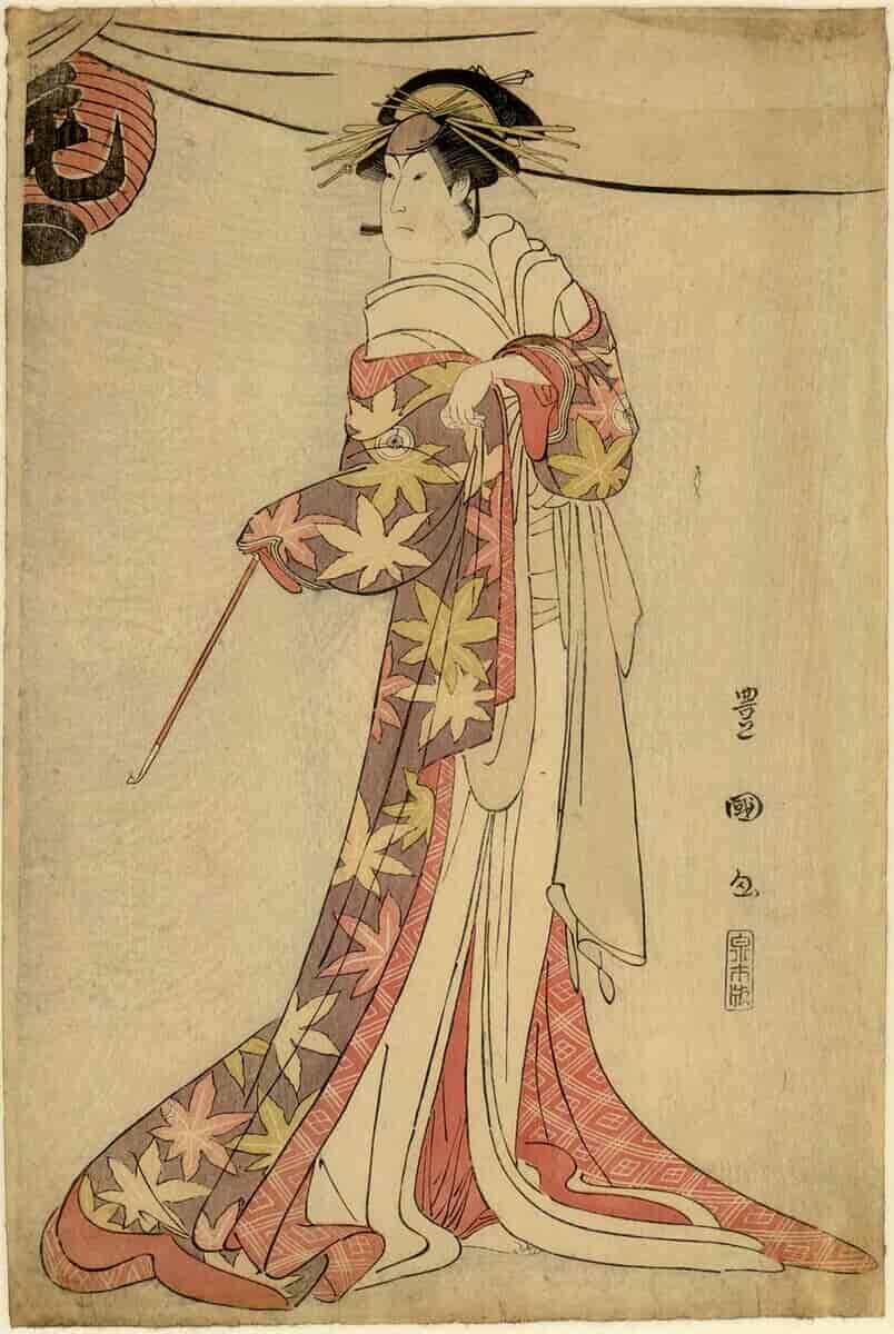 Iwai Hanshirō IV som kurtisanen Takao