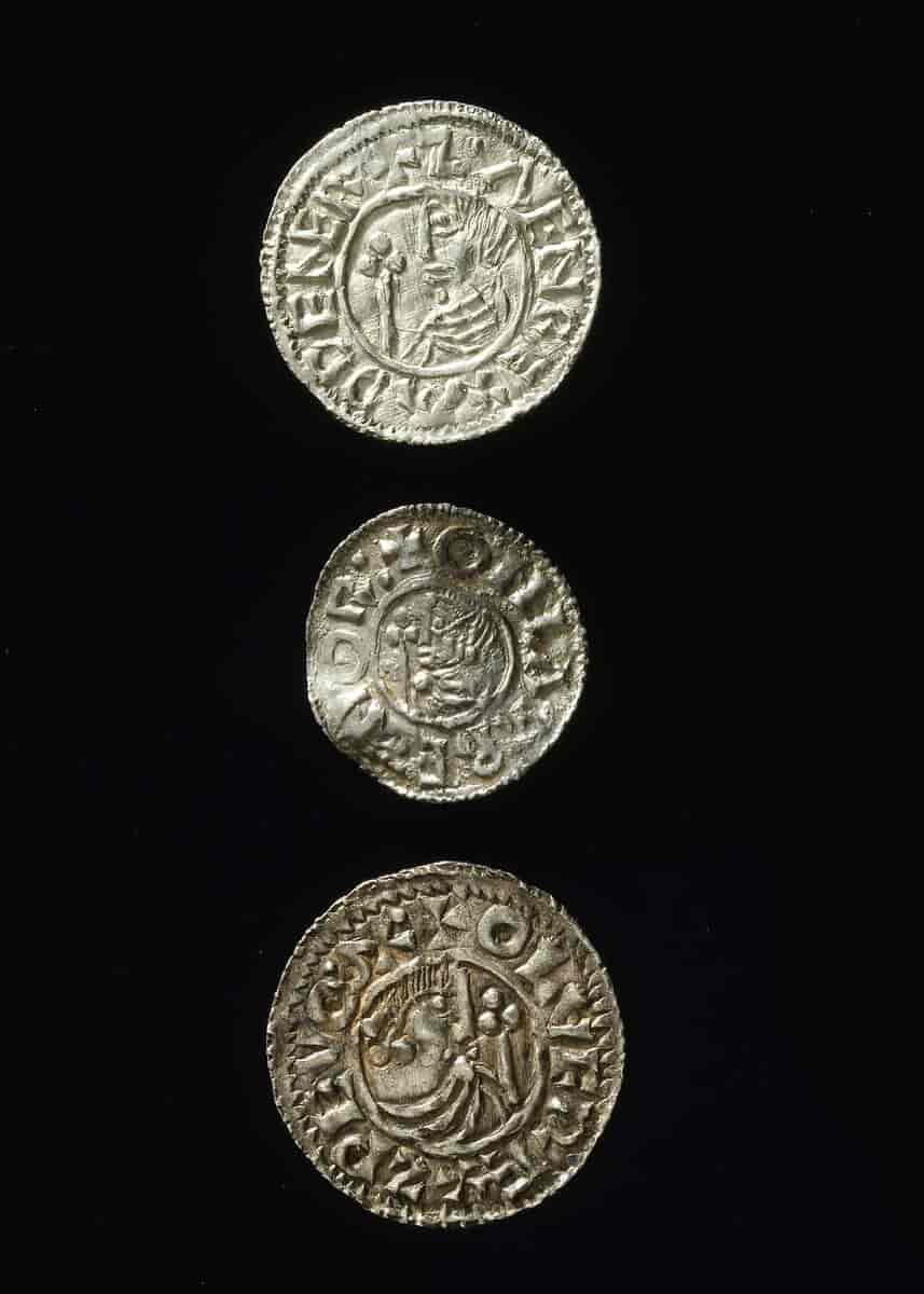 Nordiske mønter med kongenavne