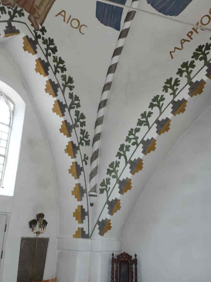 Kalkmalerier i Tårnby Kirke
