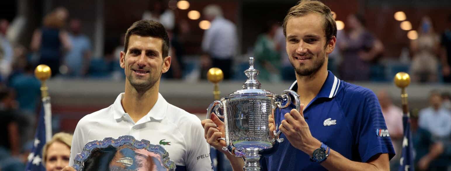 I mændenes singlefinale ved US Open i 2021 mødtes Novak Djokovic og Daniil Medvedev. Medvedev endte med at vinde finalen for første gang. I 2023 tog Djokovic revanche over Medvedev og vandt sig fjerde US Open-titel