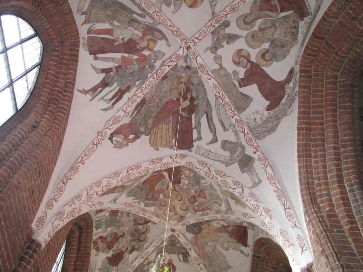 Kalkmalerier i Sankt Mariæ Kirke