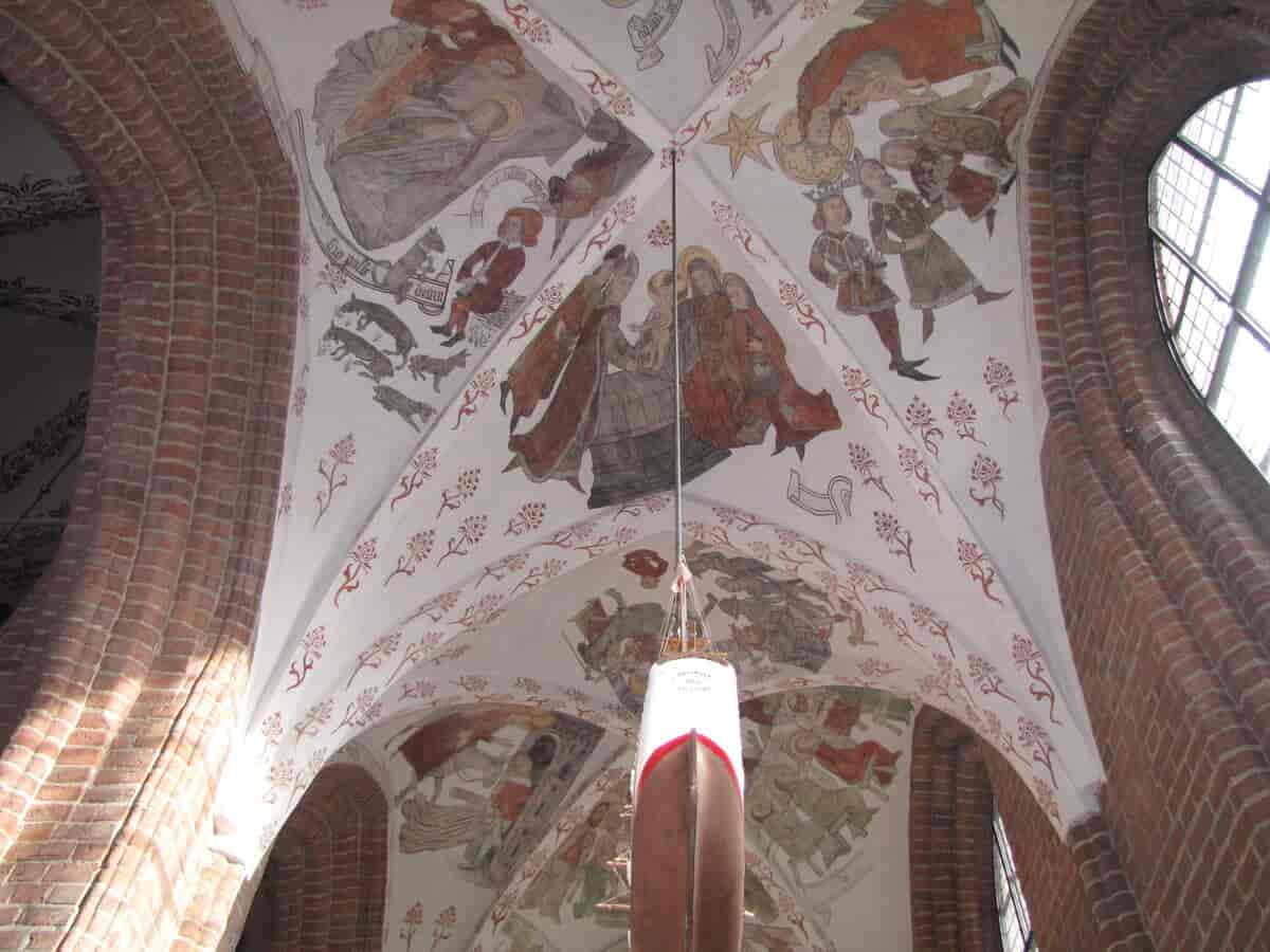 Kalkmalerier i Sankt Mariæ Kirke