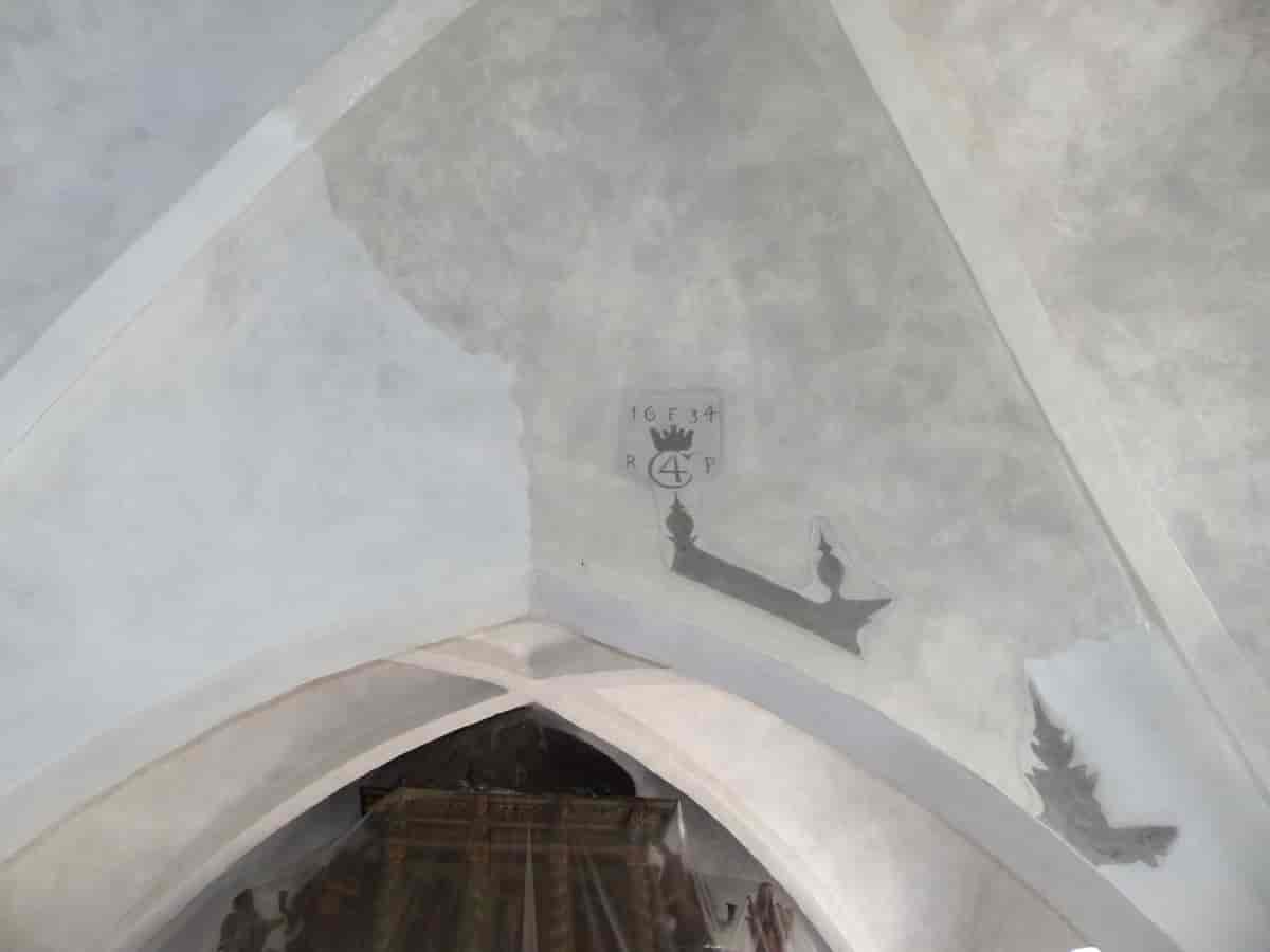 Kalkmalerier i Karlslunde Kirke