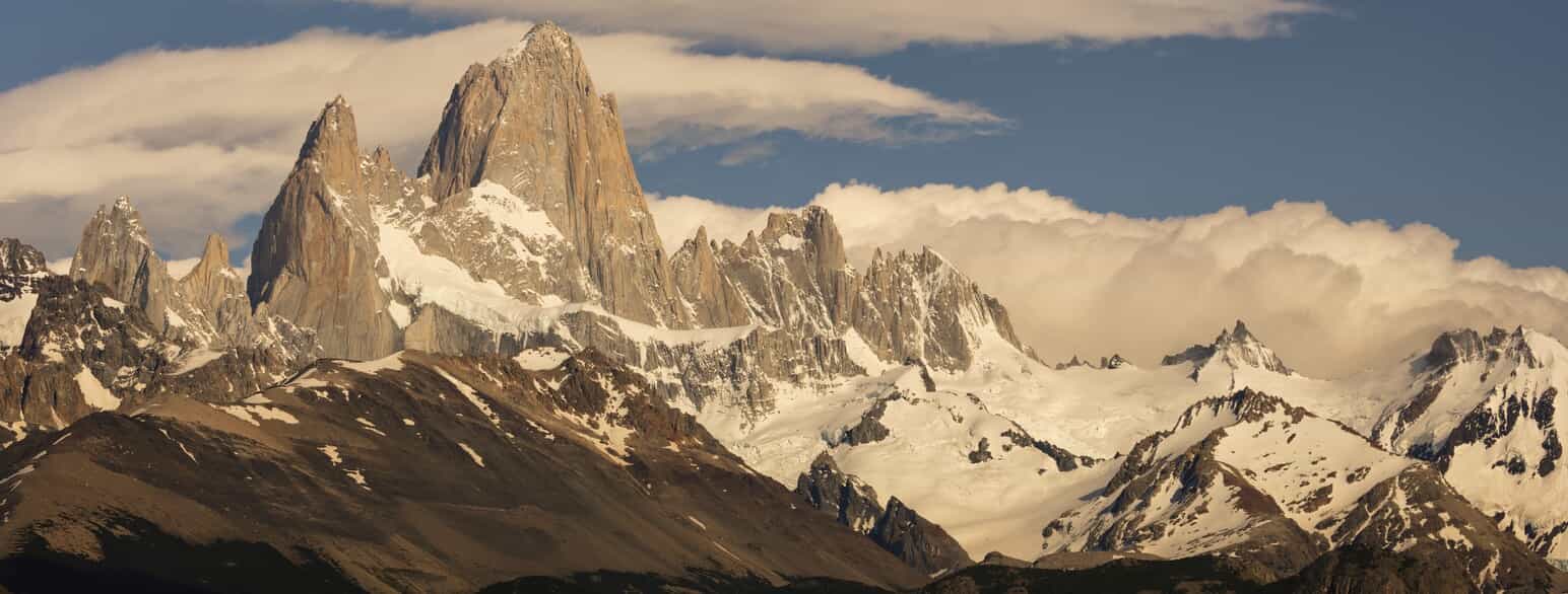  Mount Fitz Roy i Andesbjergene i Patagonien, Argentina