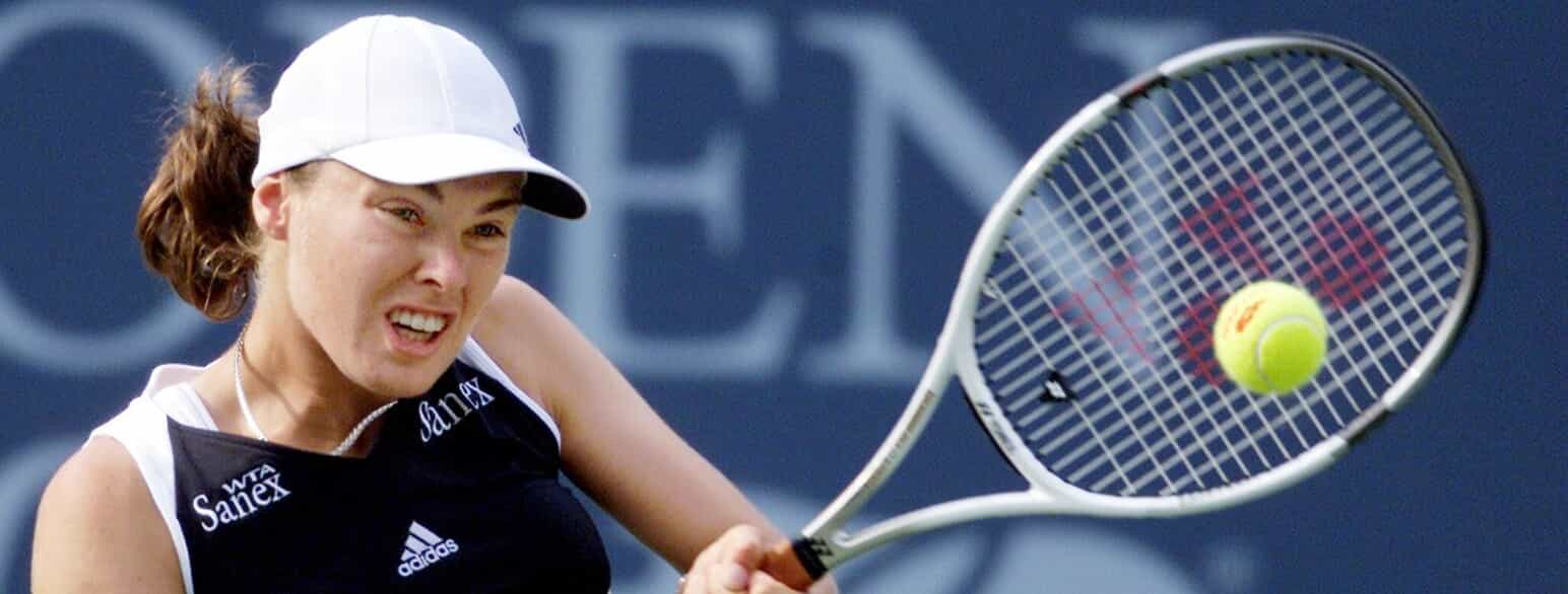Martina Hingis i semifinalen ved US Open i 2000
