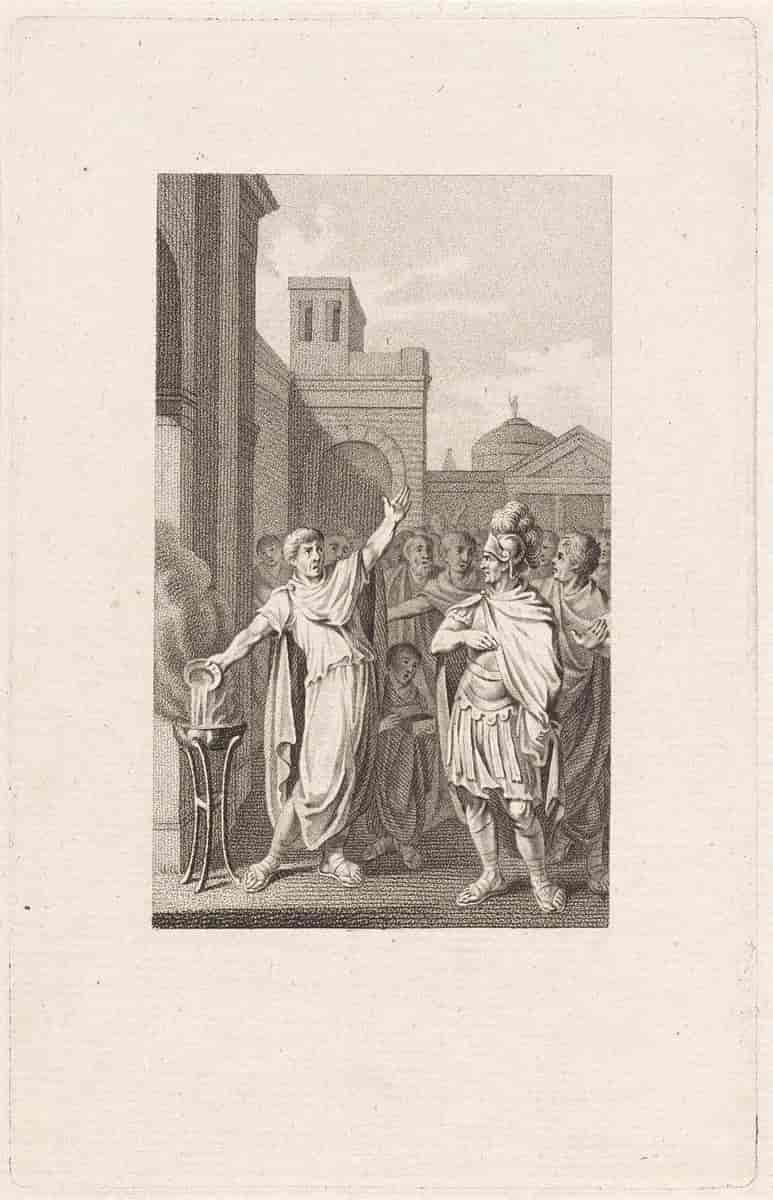 Marcus Licinius Crassus forlader Rom.