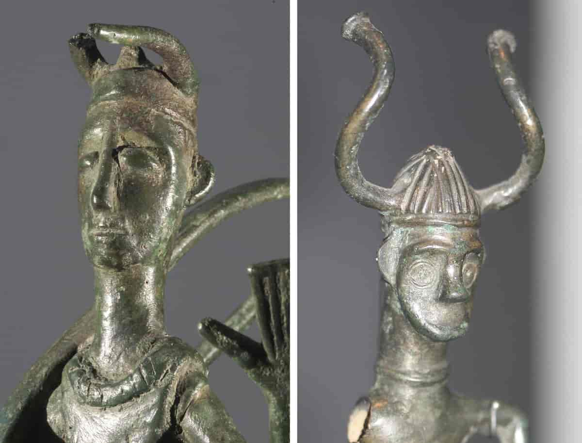 De nærmeste paralleller findes inden for bronzealderens figurative kunst