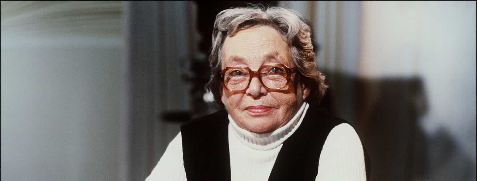Marguerite Duras fotograferet i 1984