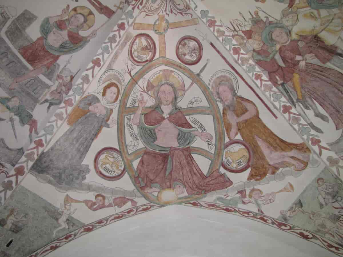 Kalkmalerier i Tågerup Kirke