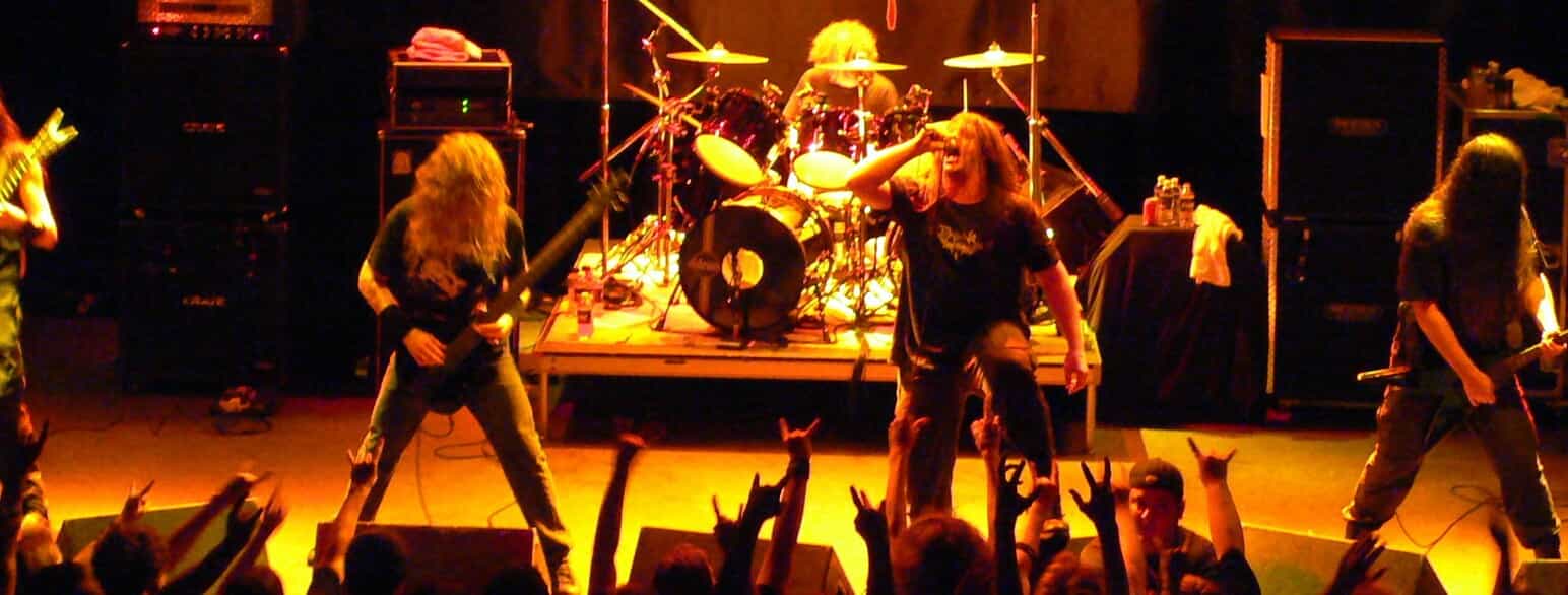 Cannibal Corpse ved en koncert i 2017