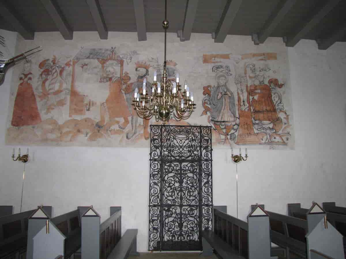 Kalkmalerier i Staby Kirke