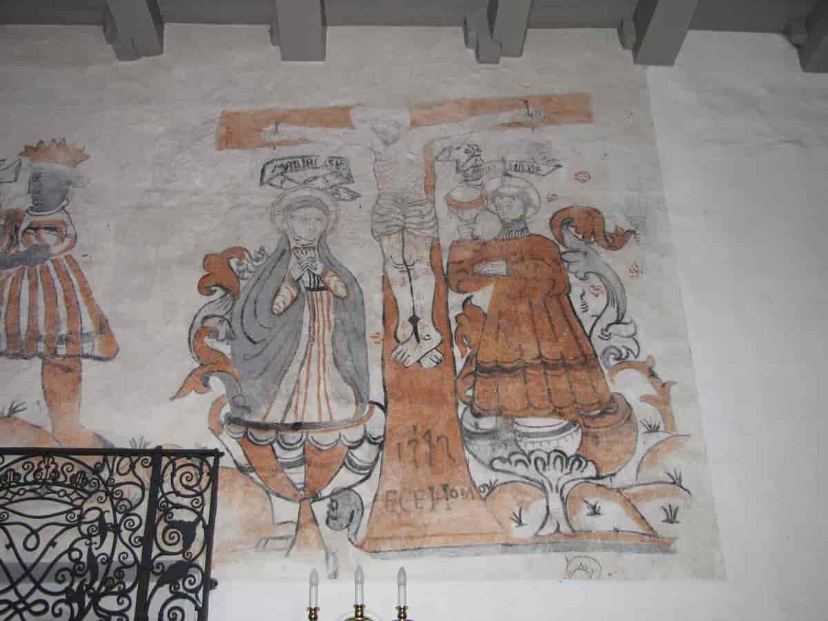 Kalkmalerierne i Staby Kirke