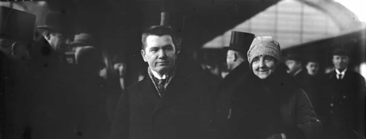 Augustinas Voldemaras besøger Berlin i 1928 med sin hustru Matilda Voldemarienė.