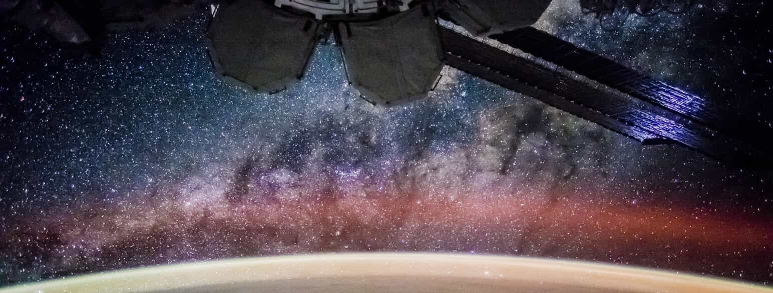 Mælkevejen set fra rummet. Billedet er taget fra Den Internationale Rumstation den 9. august, 2015.