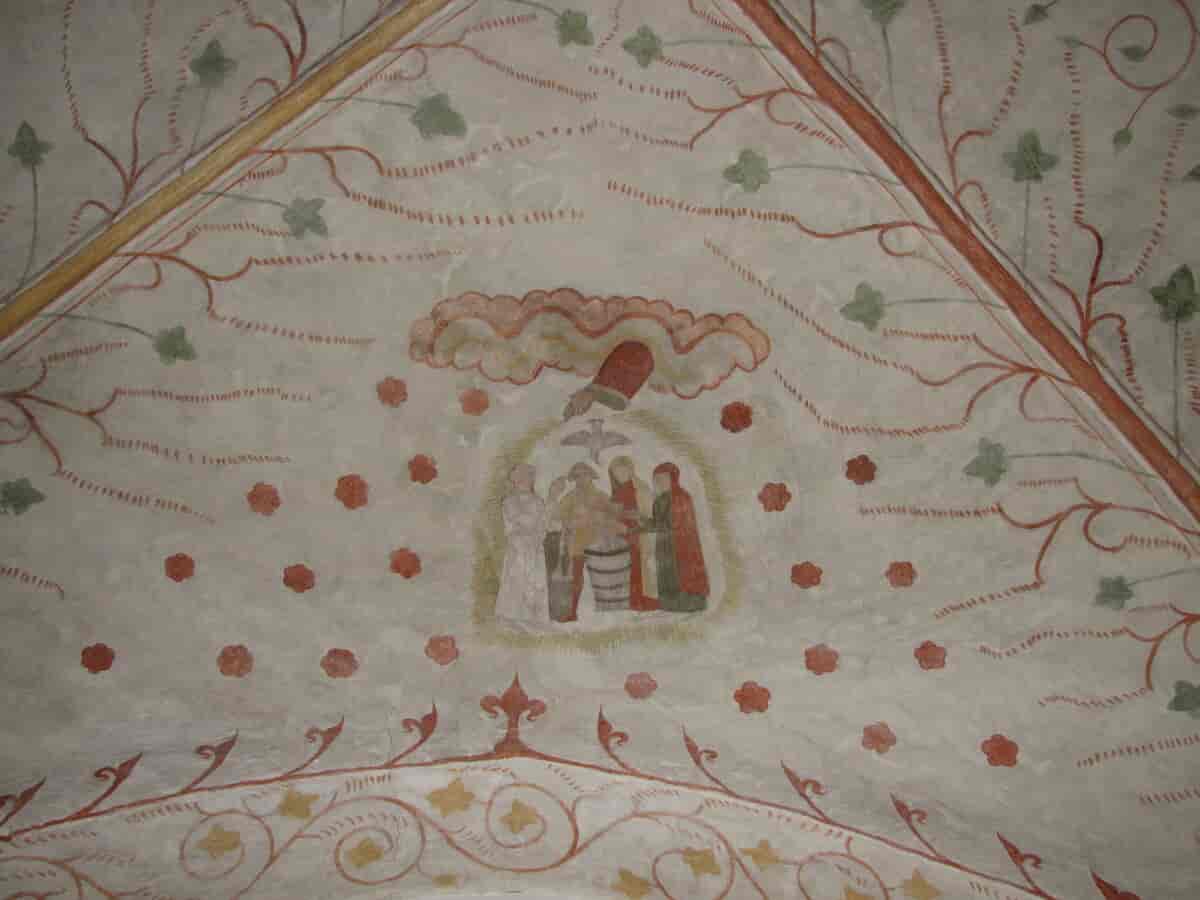 Kalkmalerier i Sværdborg Kirke