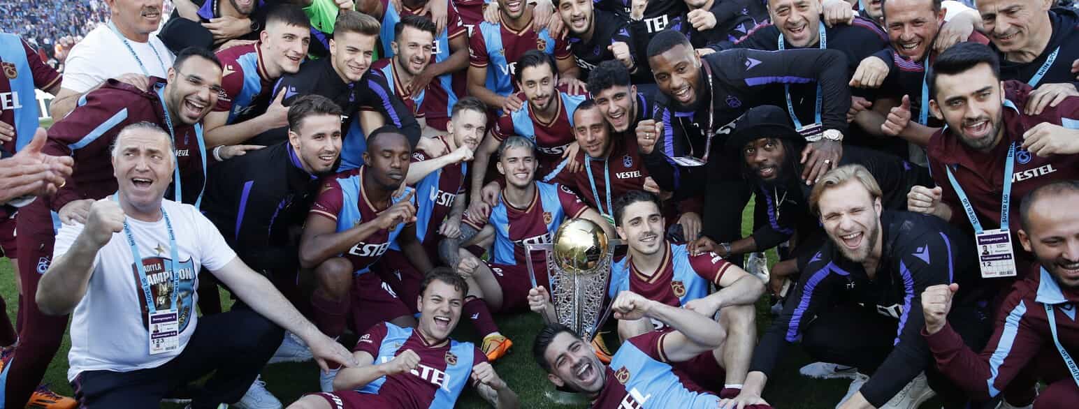 Trabzonspor fejrer det tyrkiske mesterskab  i 2022