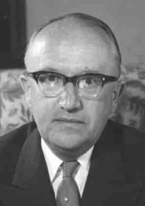 Walter Hallstein. Foto fra 1957
