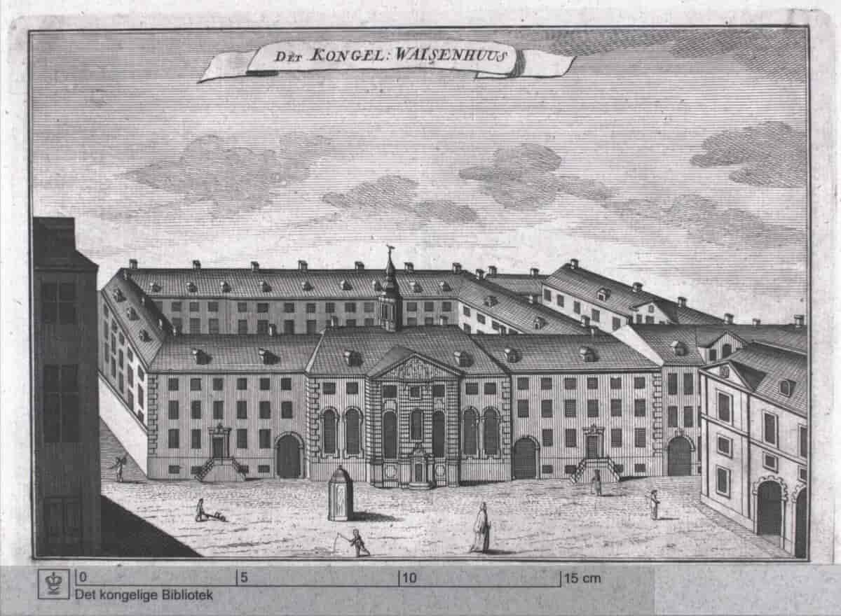 Det kongelige Waisenhus 1762 på Nytorv