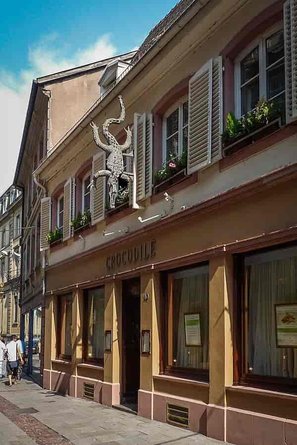 Restaurant Crocodile i Strasbourg, hvor Spinelli og ligesindede mødtes