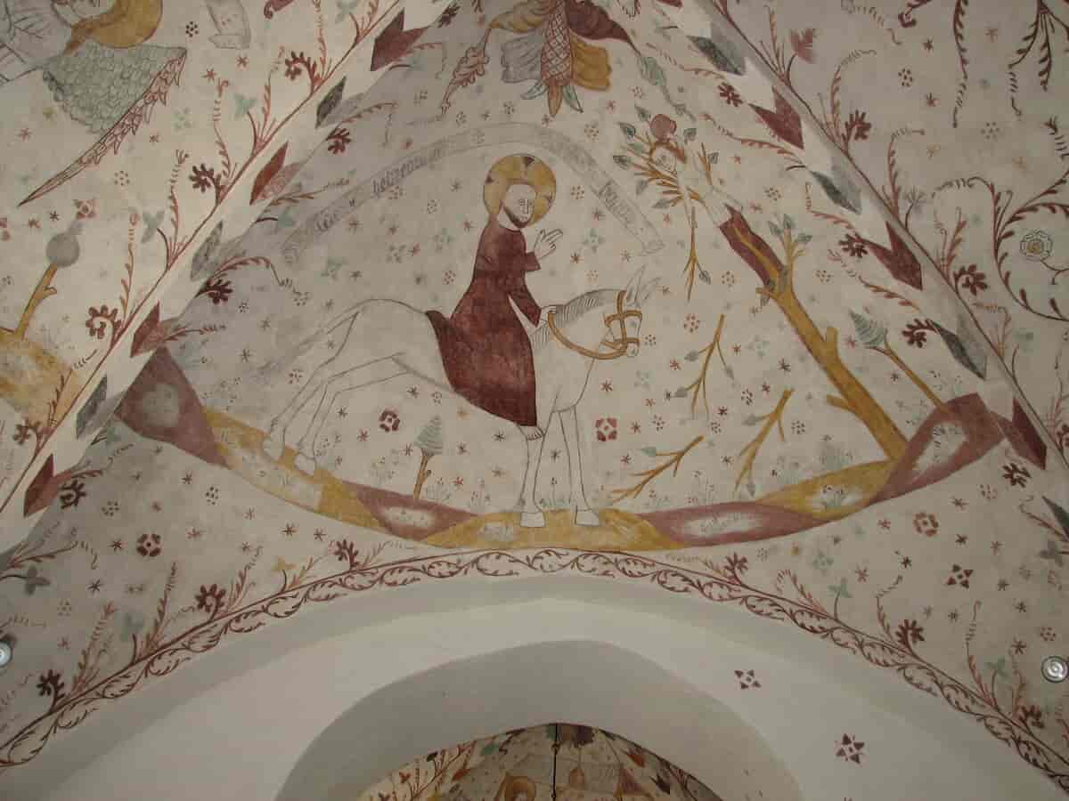 Kalkmalerier i Elmelunde Kirke