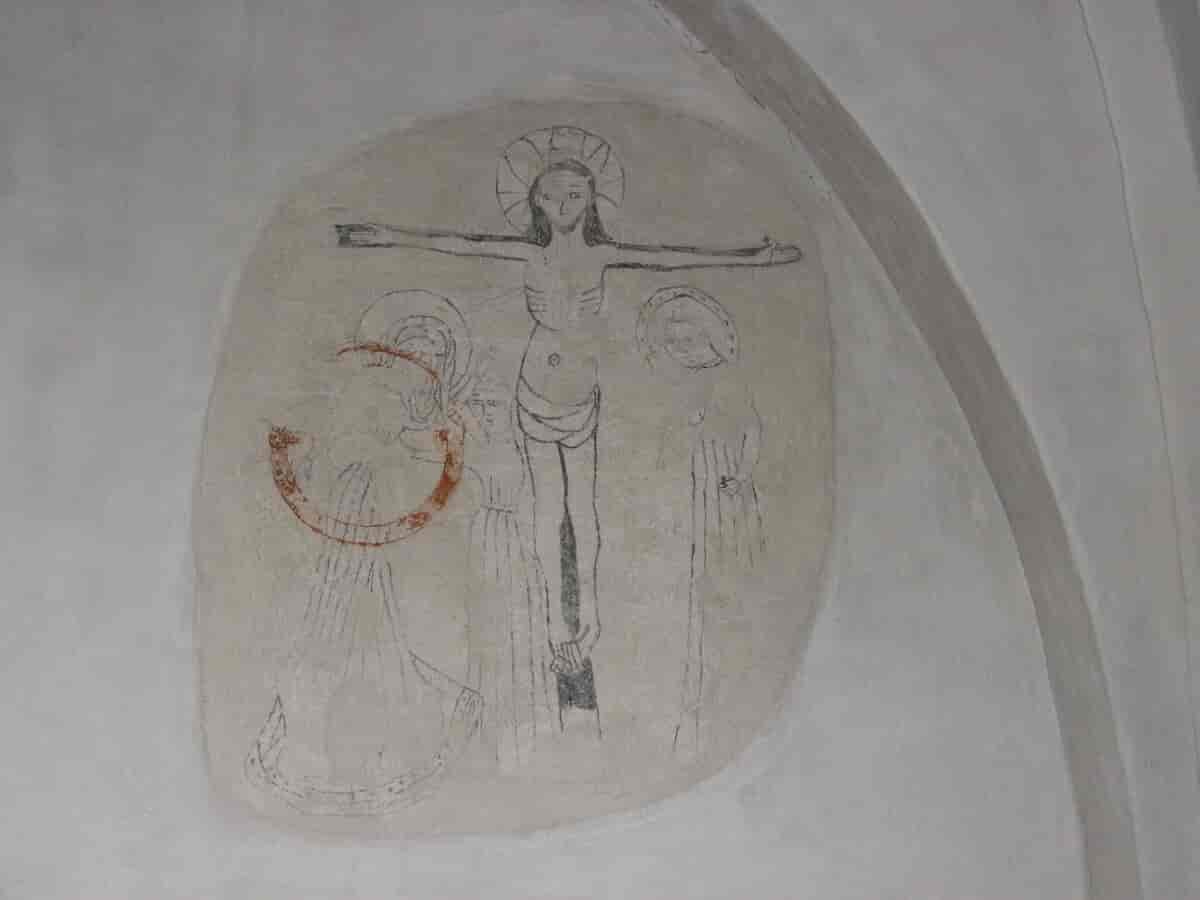 Kalkmaleri i Jungshoved Kirke