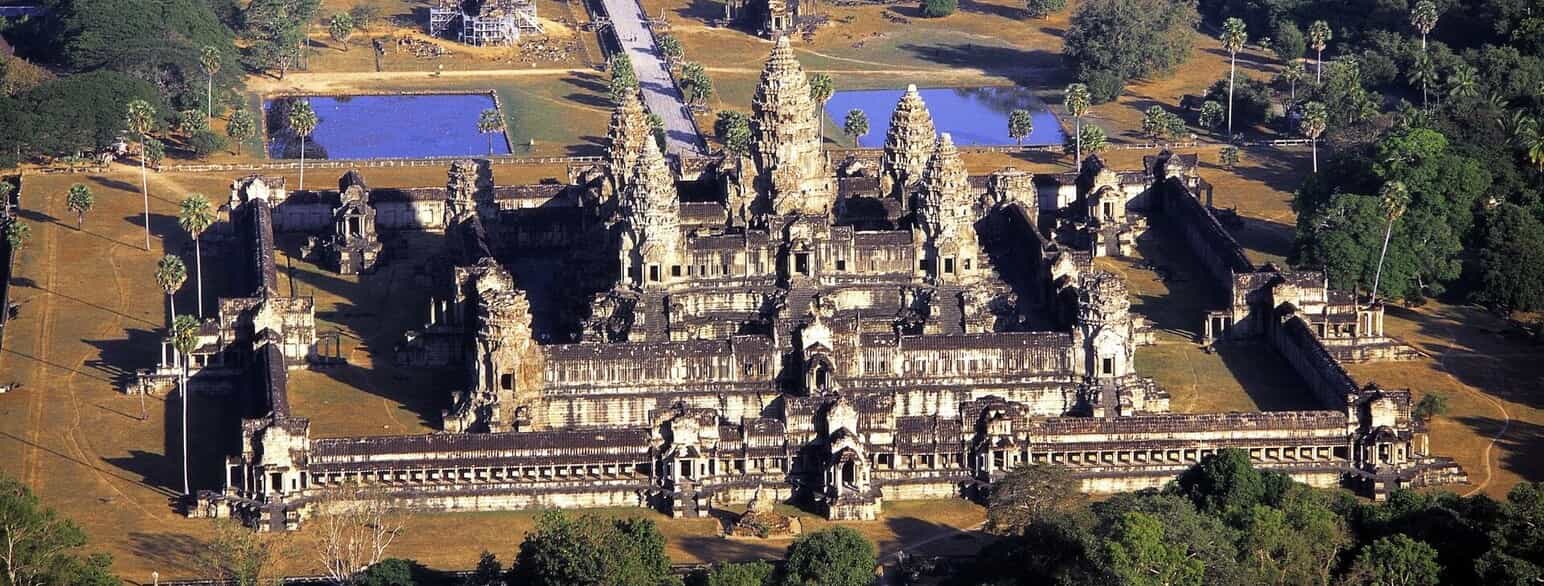Angkor-templet i Cambodja blev optaget på Verdensarvslisten i 1992.