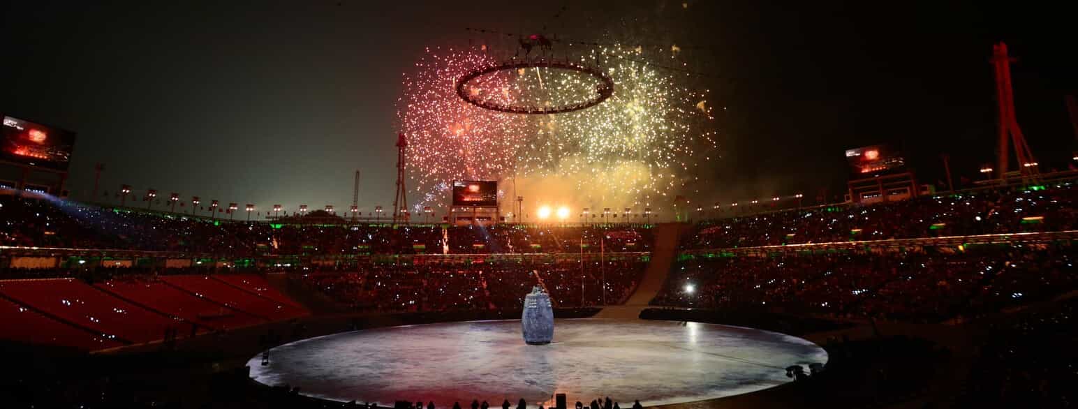 Fra åbningsceremonien ved vinter-OL i 2018