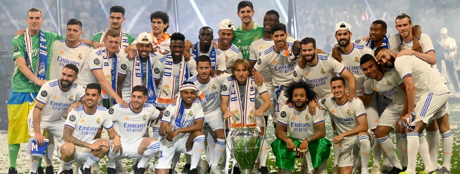 Real Madrid fejrer sejren i Champions League i 2022