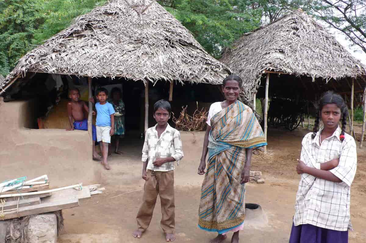 Bolig i en landsby i Tamil Nadu, 2017