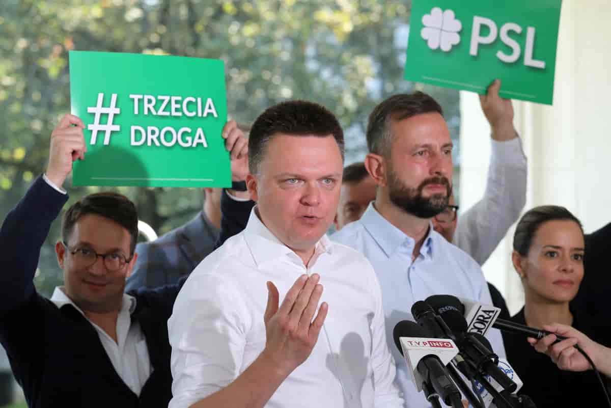 Szymon Hołownia og Władysław Kosiniak-Kamysz i 2023.