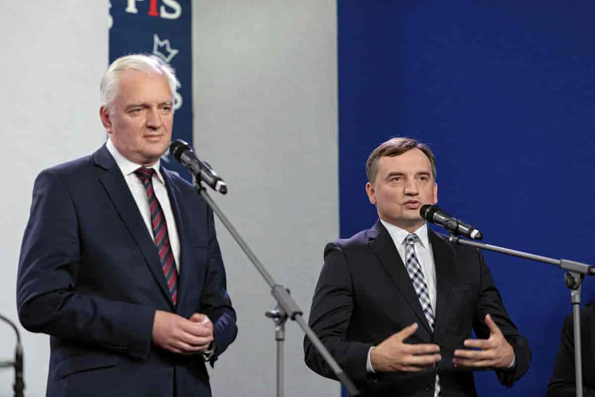 Jarosław Gowin og Zbigniew Ziobro i 2020.