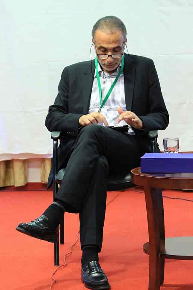 Tariq Ramadan at conference in 2017