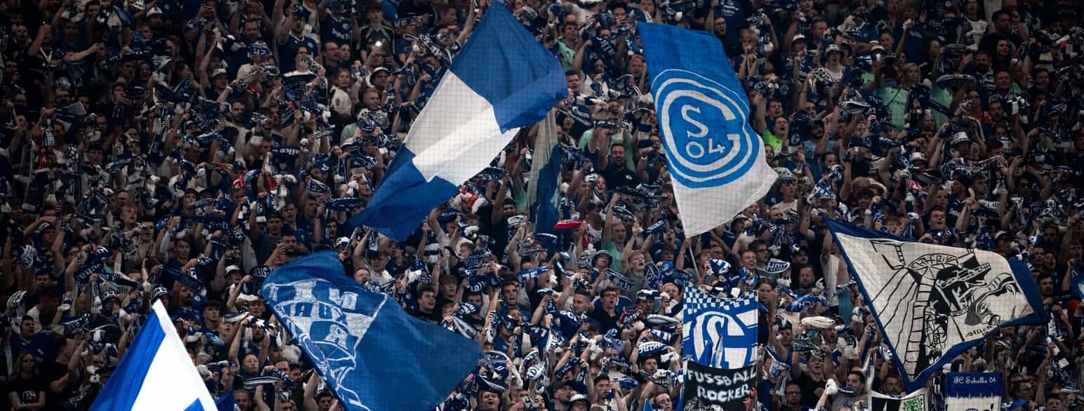 Schalke 04-fans ved en kamp den 23. august 2023