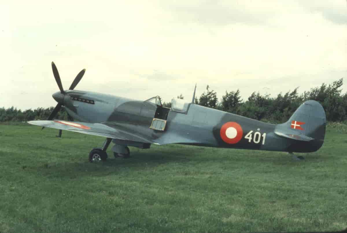 Dansk jagerfly af Spitfire-typen