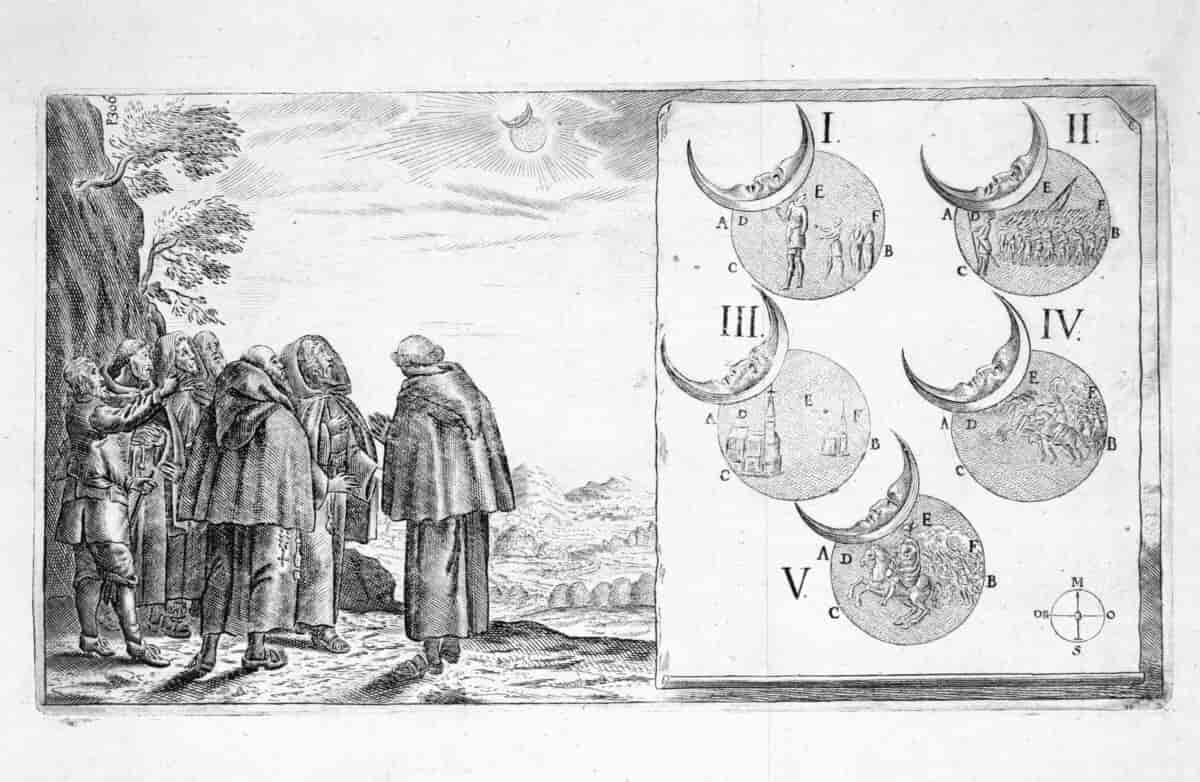 Solformørkelse, 1600-tallet